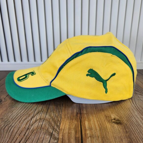 Puma Ferrari Felipe Massa #6 Brazil F1 Hat Cap Yellow Green Official Scuderia - Picture 6 of 12